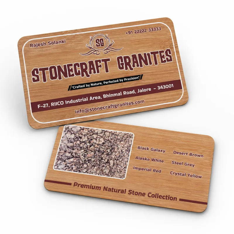 Granite Visiting Card CDR – Stone Shop