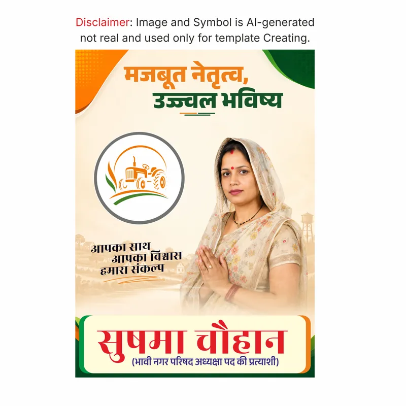 Mahila Election Poster CDR – Nagar Parishad